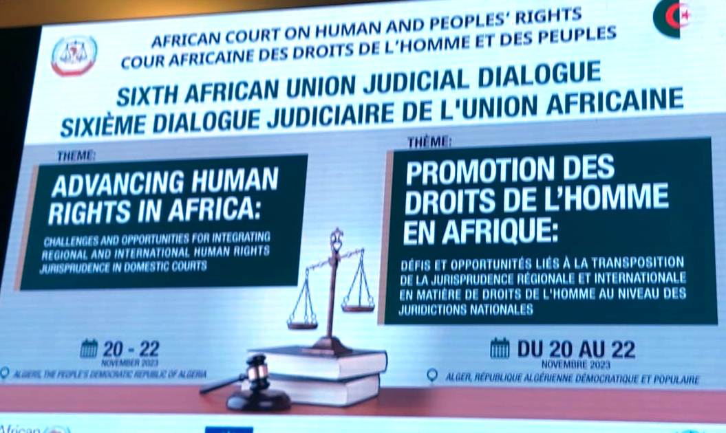6ème DIALOGUE JUDICIAIRE AFRICAIN